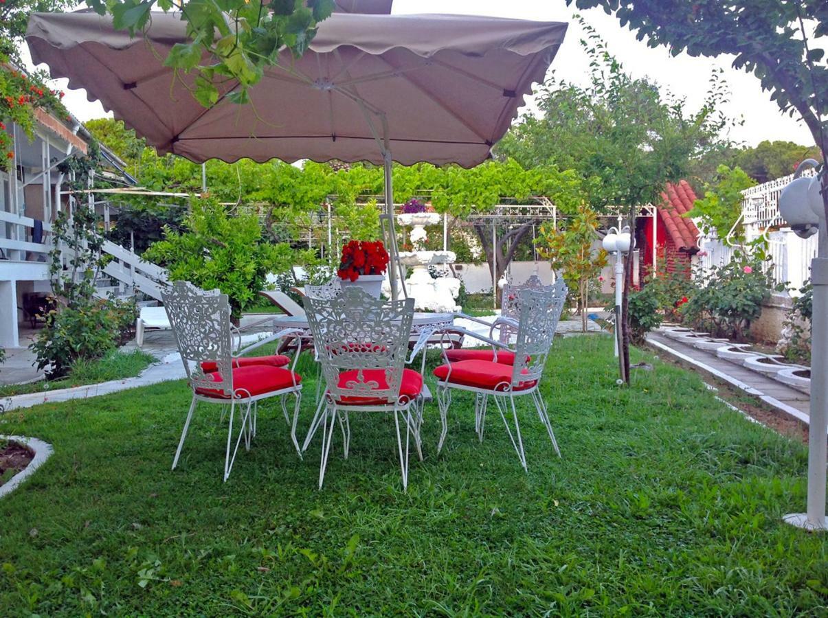 Villa Fofo - Beautiful Sea Front Villa With 650M2 Garden Nea Kallikrateia Zewnętrze zdjęcie
