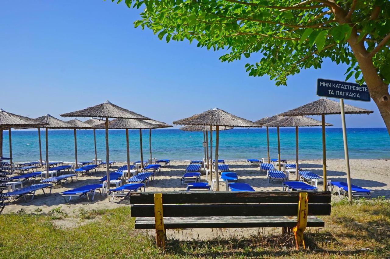 Villa Fofo - Beautiful Sea Front Villa With 650M2 Garden Nea Kallikrateia Zewnętrze zdjęcie